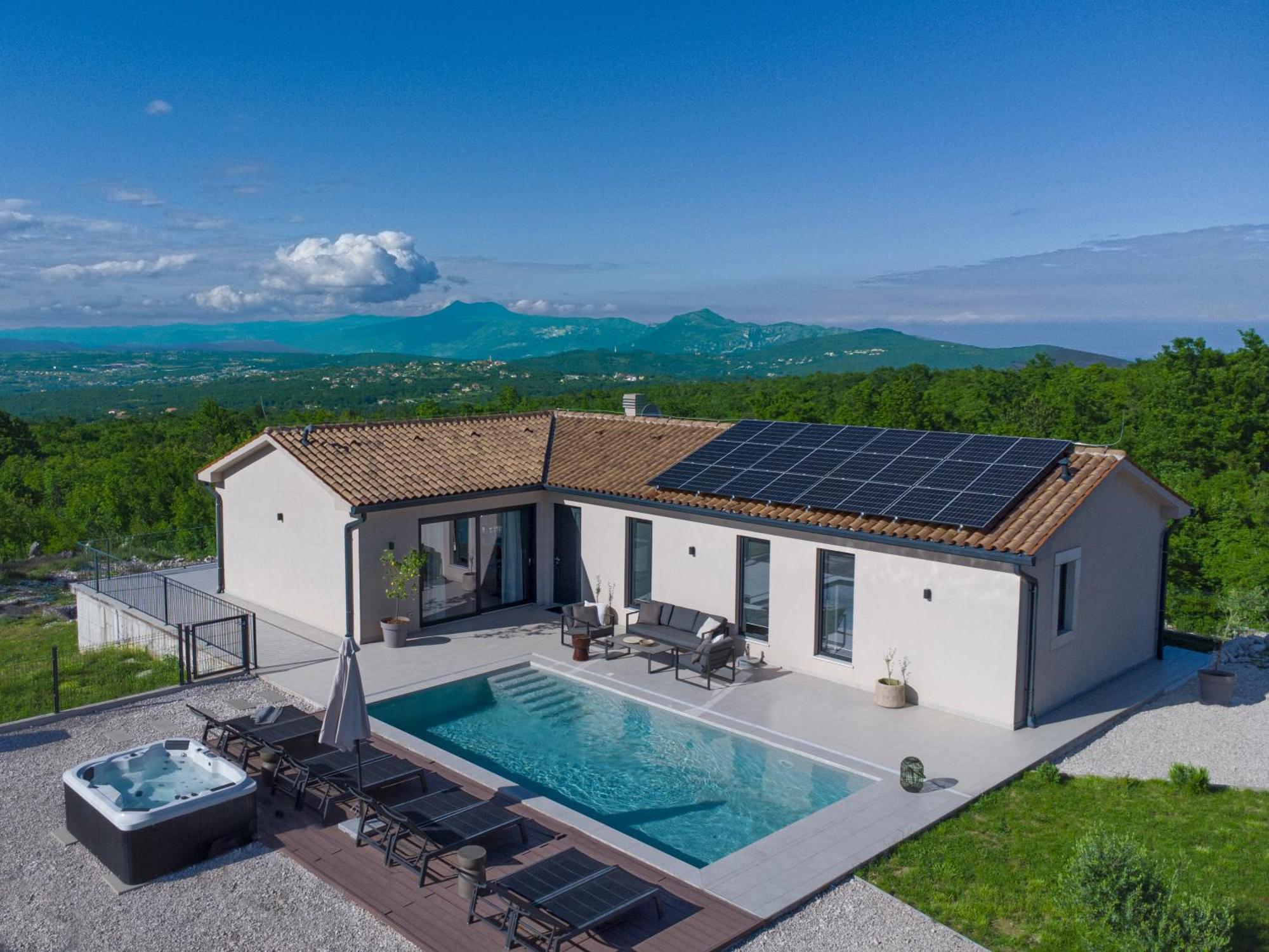 Villa Tonka With Jacuzzi Sauna And Private Pool Labin  Exterior photo